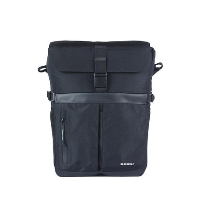 Basil, Move Simple, MIK Studs, Pannier, 15L, Black