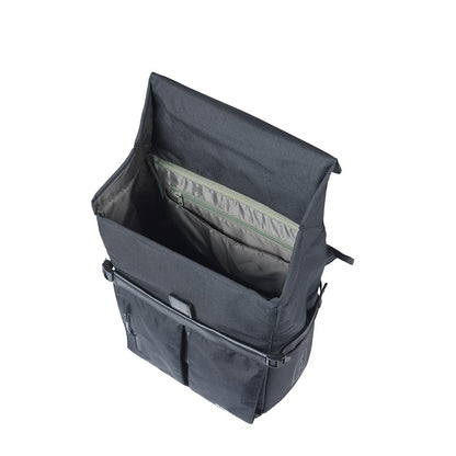 Basil, Move Simple, MIK Studs, Pannier, 15L, Black