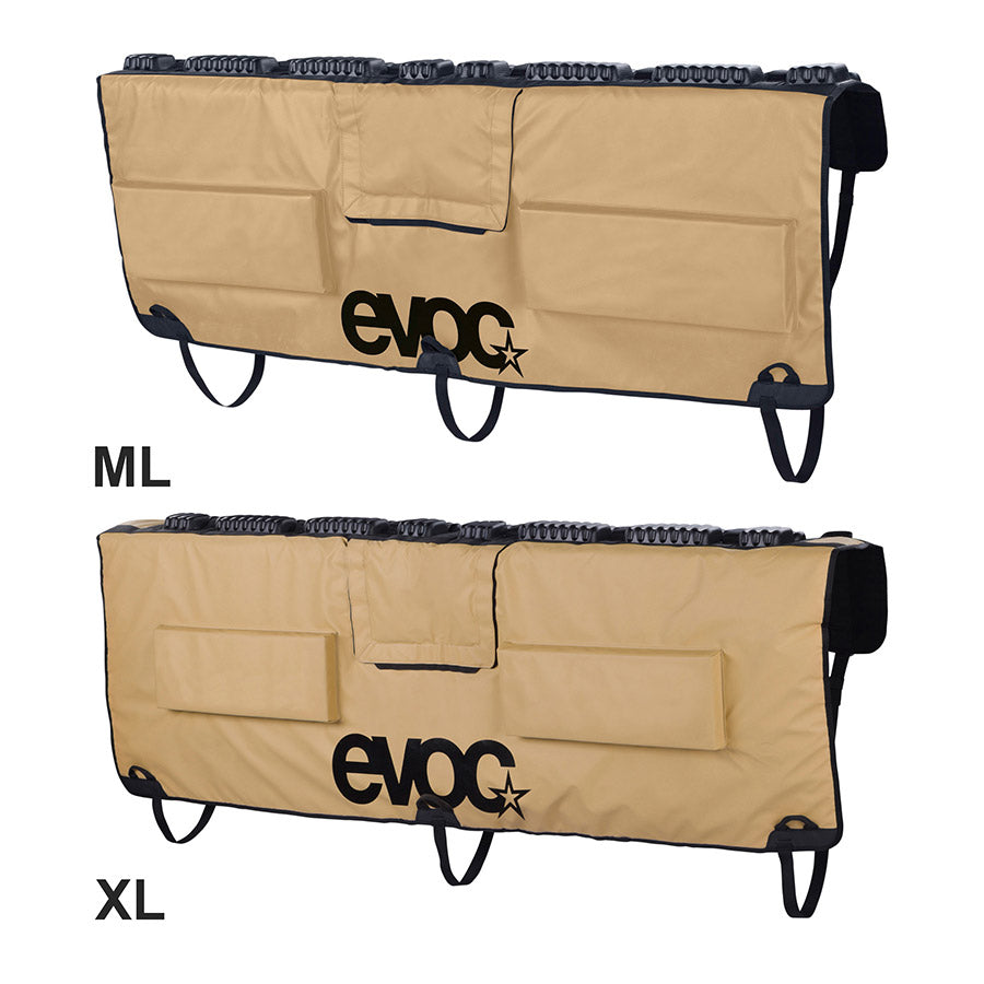 EVOC, Tailgate Pad Curve, Tailgate Pad, Sand, M/L