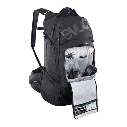 EVOC, Trail Pro Blackline 26, Protector backpack, 26L, Black, SM
