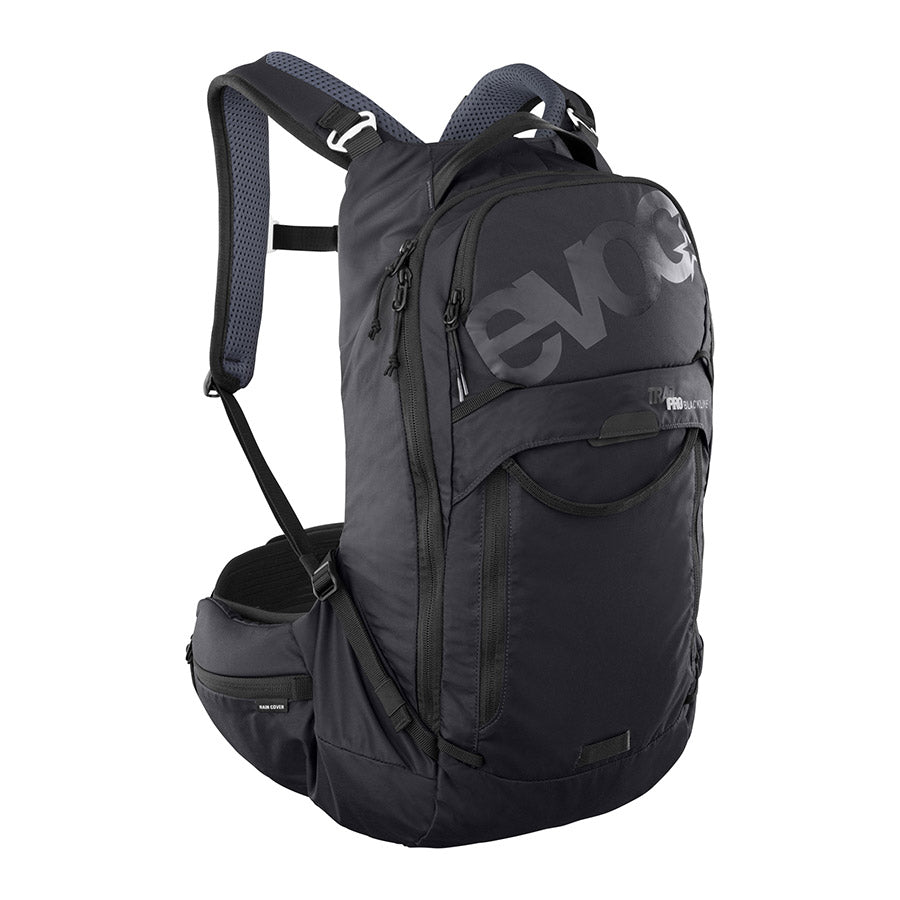 EVOC, Trail Pro Blackline 16, Protector backpack, 16L, Black, LXL
