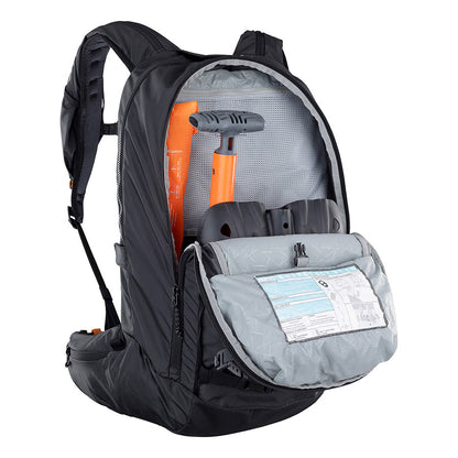 EVOC, Line 22 E2, Avalanche Snow Backpack, 22L, Black