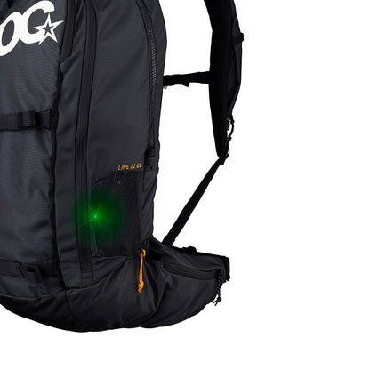 EVOC, Line 22 E2, Avalanche Snow Backpack, 22L, Black