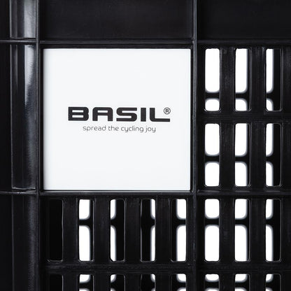 Basil, Bicycle Crate M, Basket, MIK, Black