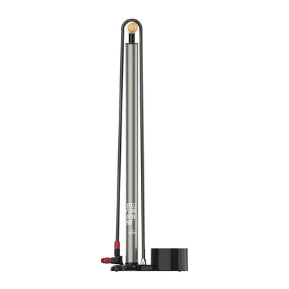Lezyne, Steel Floor Drive HV, Floor Pump, ABS-1 Pro, Flat Grey
