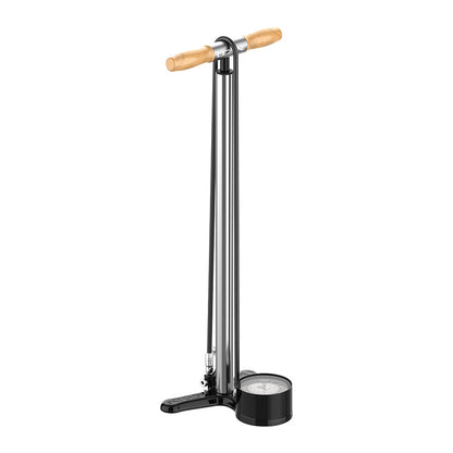 Lezyne, Alloy Floor Drive 3.5, Floor Pump, Presta Pro, 220psi, Chrome