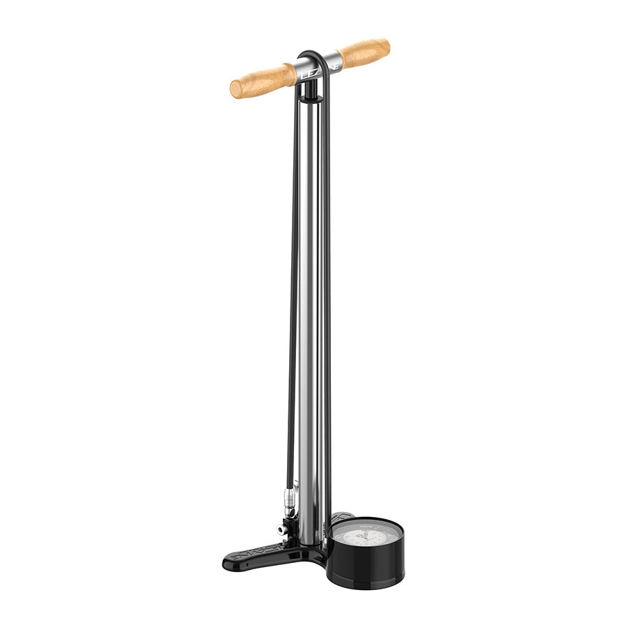Lezyne, Alloy Floor Drive 3.5, Floor Pump, Presta Pro, 220psi, Chrome