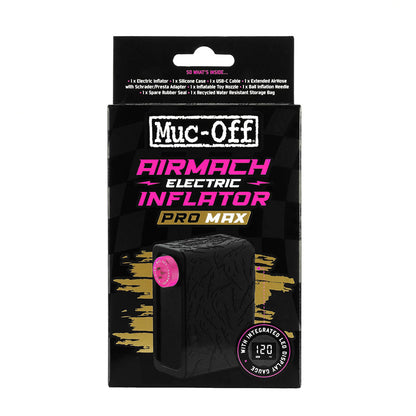 Muc-Off, Airmach Electric Pro Max, Pump, 120psi, Black