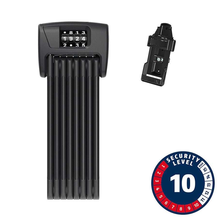 Abus, Bordo 6000C, Folding Lock, Combination, 5mm, 120cm, 3.9', SH, Black