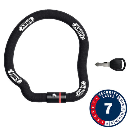 Abus, Goose 6206K, Chain Lock, Key, 6mm, 110cm, 3.6', Black