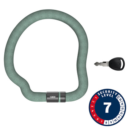 Abus, Goose 6206K, Chain Lock, Key, 6mm, 110cm, 3.6', Green