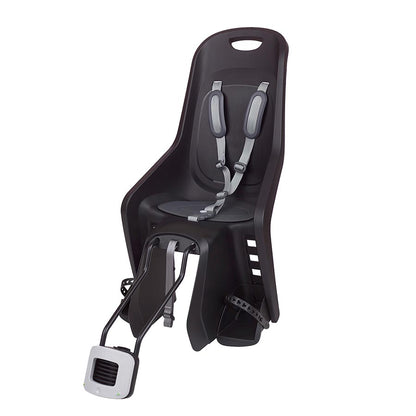 Polisport, Bubbly Maxi + FF 29", Baby Seat, On frame, Black/Dark Grey, Black