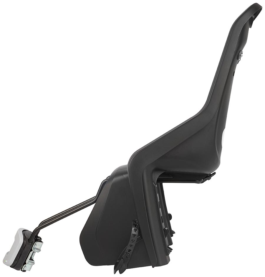 Polisport, Bubbly Maxi + FF 29", Baby Seat, On frame, Black/Dark Grey, Black