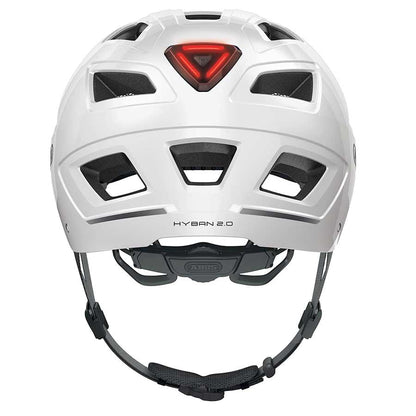 Abus, Hyban 2.0, Helmet, Polar White, M, 52 - 58cm