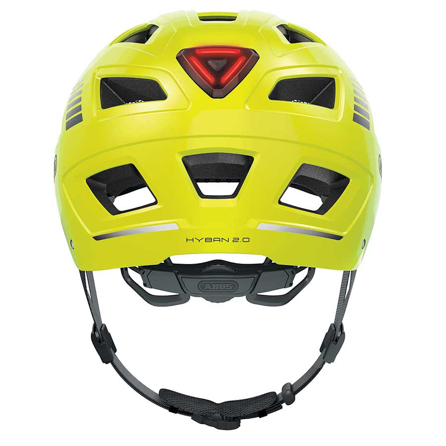 Abus, Hyban 2.0 Signal, Helmet, Signal Yellow, M, 52 - 58cm