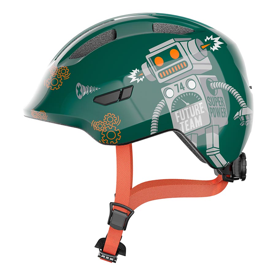 Abus, Smiley 3.0, Helmet, Green Robo, S, 45 - 50cm