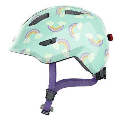 Abus, Smiley 3.0 LED, Helmet, Blue Rainbow, S, 45 - 50cm