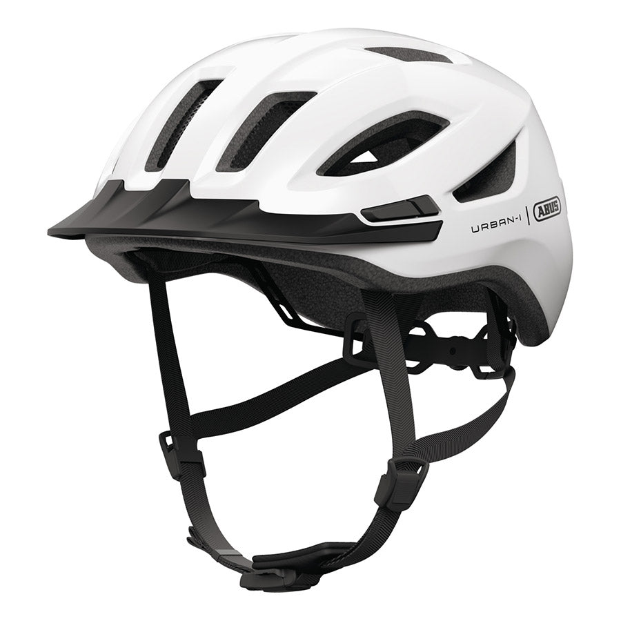 Abus, Urban-I 4.0, Helmet, L, 57 - 61cm, Shiny White