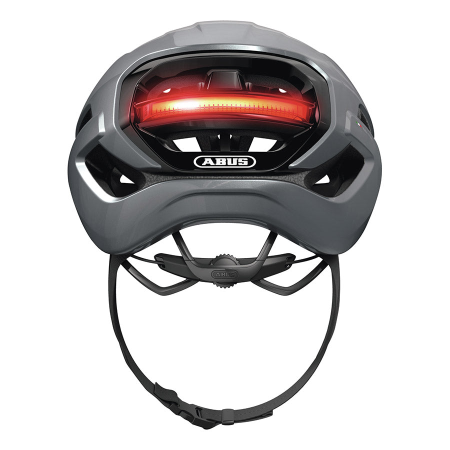 Abus, Taipan LED, Helmet, M, 54 - 58cm, Graphite Silver
