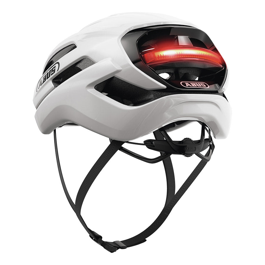 Abus, Taipan LED, Helmet, L, 57 - 61cm, Shiny White