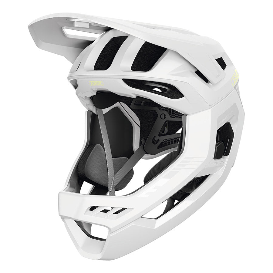 Abus, Targon MIPS, Full Face Helmet, S, 51 - 55cm, White Lemon