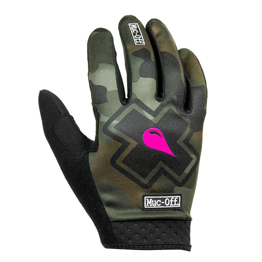 Muc-Off, MTB Ride, Full Finger Gloves, Unisex, Camo, S, Pair