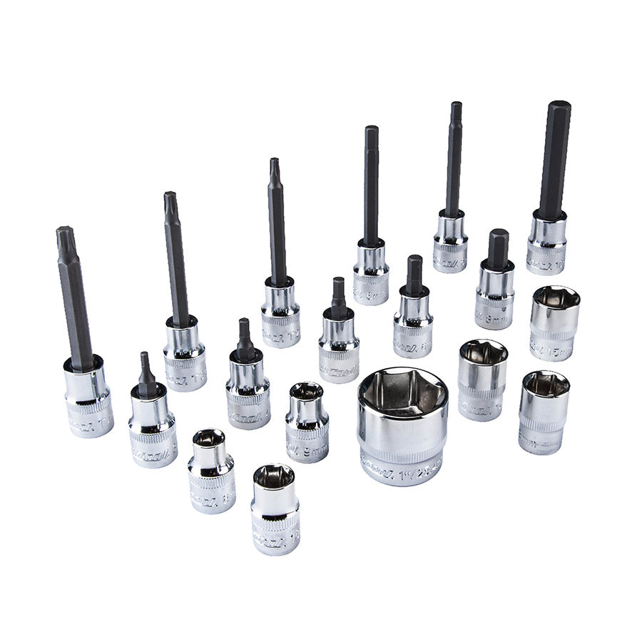 Park Tool, SBS-1.3, Socket and hexagonal bit set