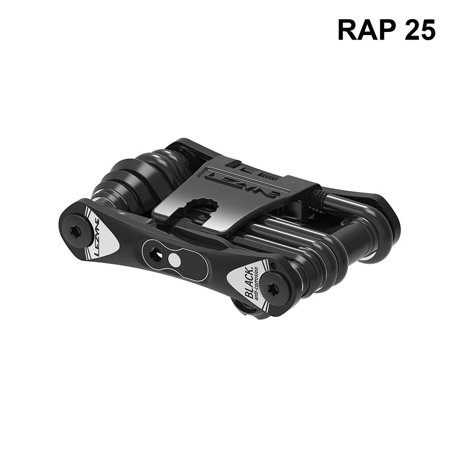 Lezyne, RAP II 25 Co2, Multi-Tools, Number of Tools: 25, Black