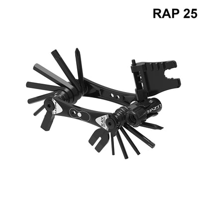 Lezyne, RAP II 25 Co2, Multi-Tools, Number of Tools: 25, Black