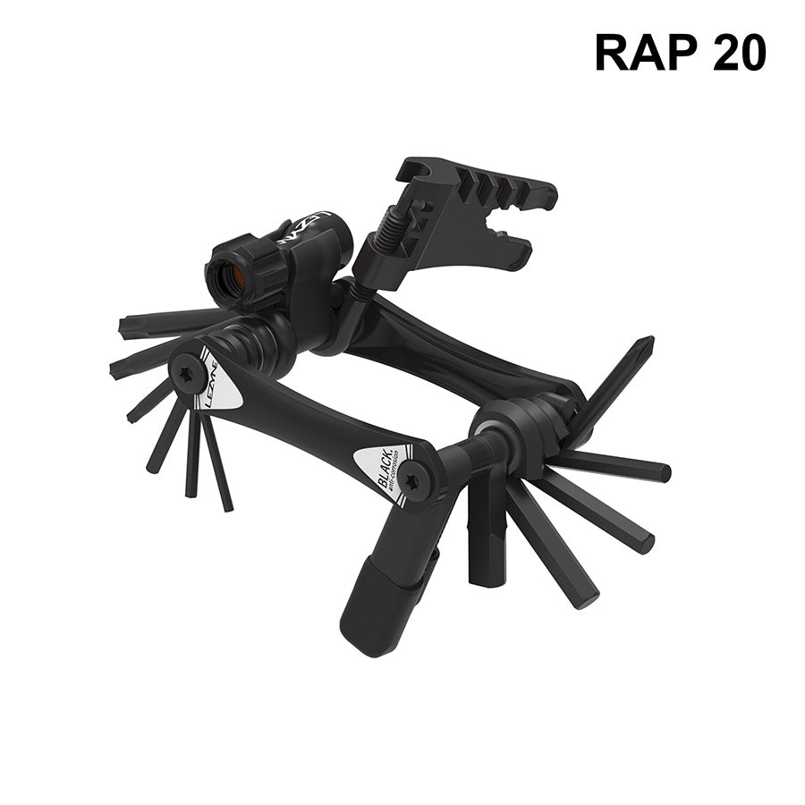Lezyne, RAP II 20 Tubeless, Multi-Tools, Number of Tools: 20, Black