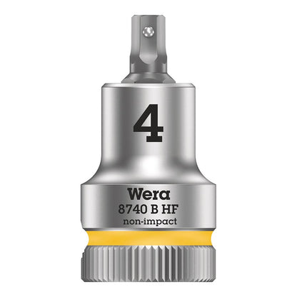 Wera, 8740B HF Zyklop, 3/8'' Drive, Hex 4.0 x 35mm with HF