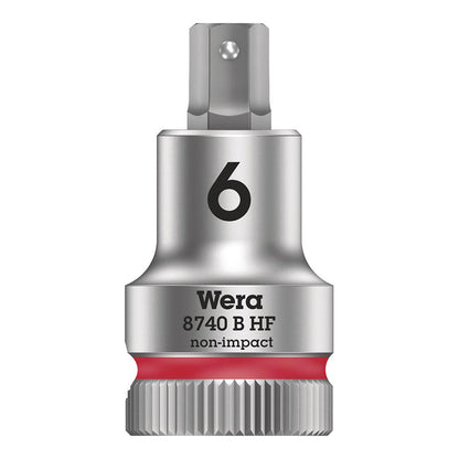 Wera, 8740B HF Zyklop, 3/8'' Drive, Hex 6.0 x 35mm with HF