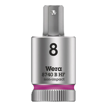 Wera, 8740B HF Zyklop, 3/8'' Drive, Hex 8.0 x 38.5mm with HF