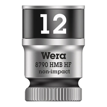 Wera, 8790 HMB HF Zyklop, 3/8'' Drive, 12.0mm Socket with HF