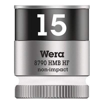 Wera, 8790 HMB HF Zyklop, 3/8'' Drive, 15.0mm Socket with HF