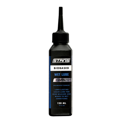 Stans No Tubes, BioBased Wet Chain Lube, Lubricant, 120ml