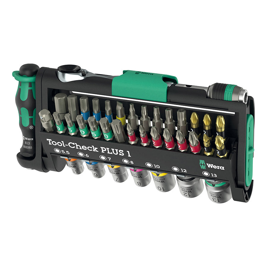 Wera, TOOL-CHECK PLUS 1, : Metric/Imperial, 1/4"