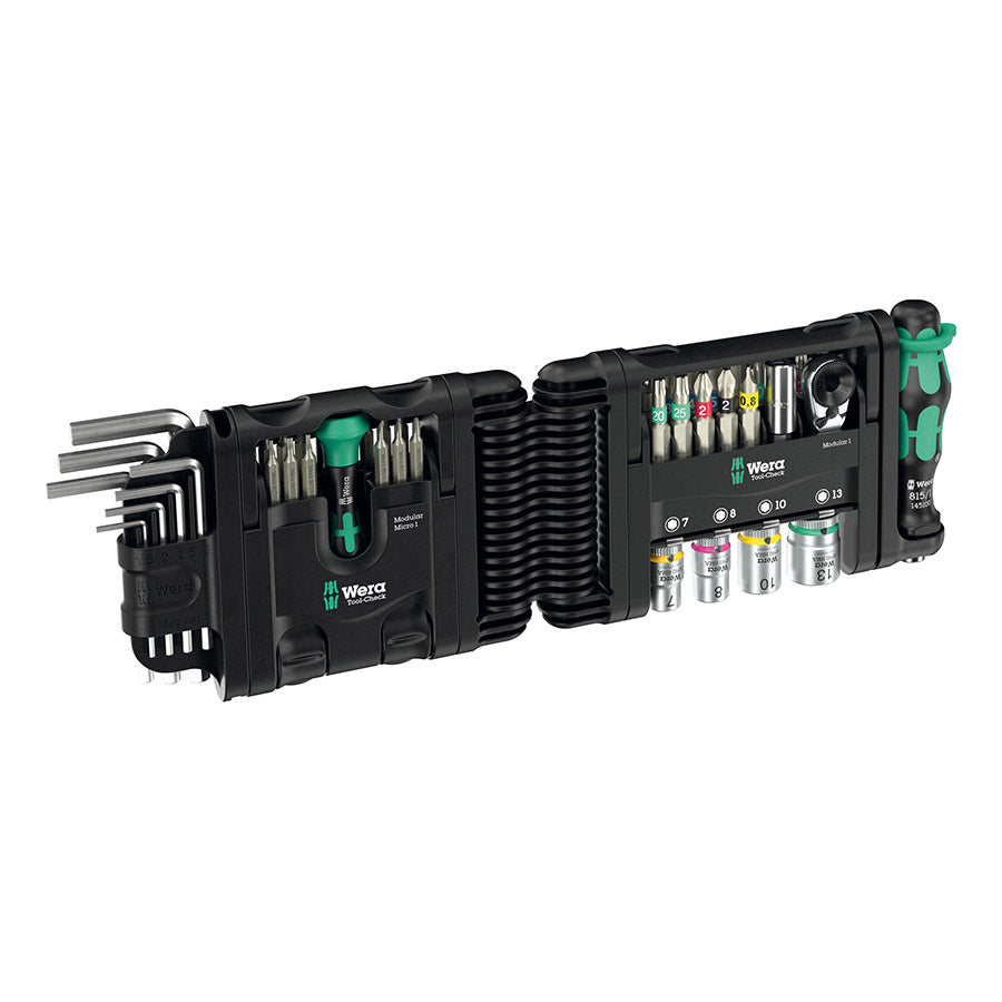 Wera, TOOL-CHECK MODULAR SET 1, : Metric/Imperial, 1/4"