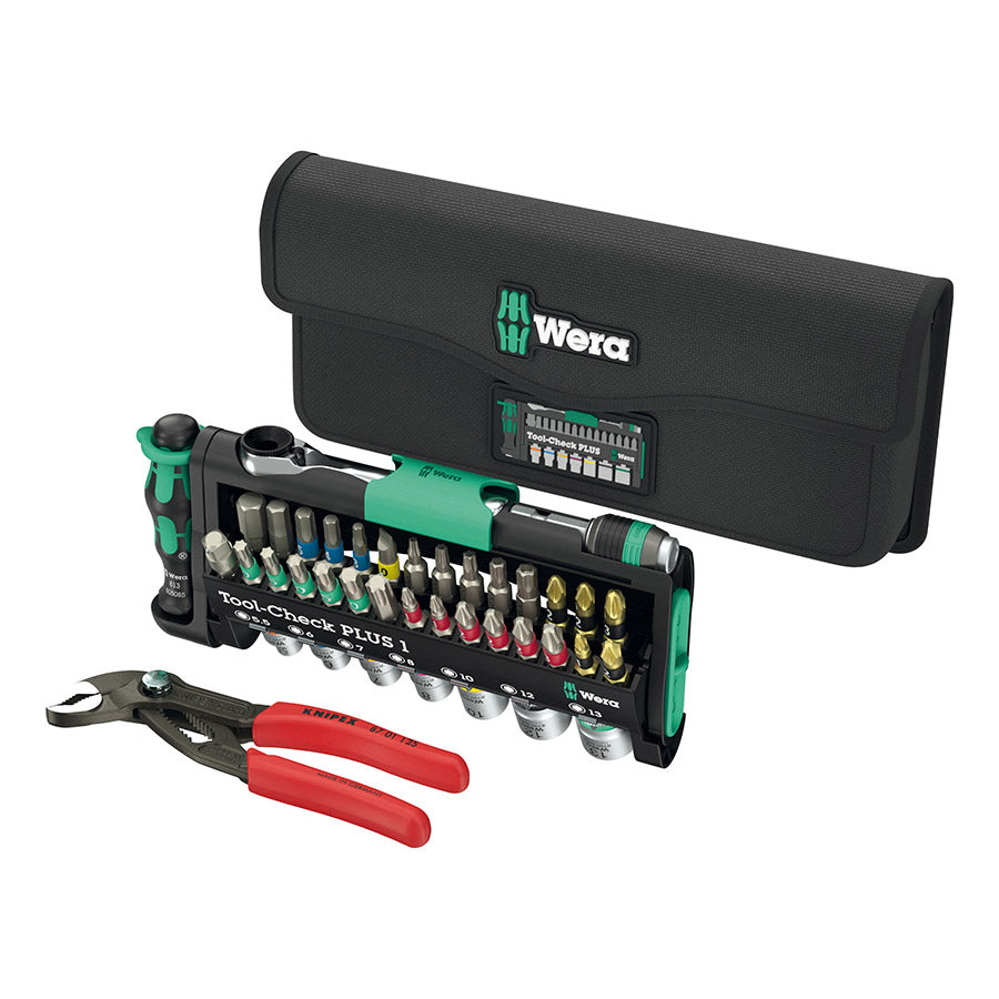 Wera, Tool-Check Combi 1, : Metric/Imperial, 1/4", 40 pieces