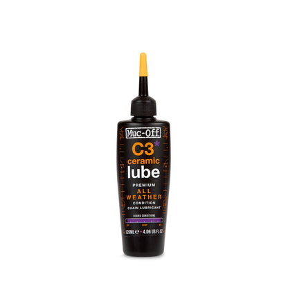 Muc-Off, C3 Ceramic All Weather Lube, Lubricant, 120ml