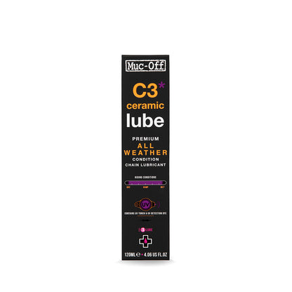 Muc-Off, C3 Ceramic All Weather Lube, Lubricant, 120ml