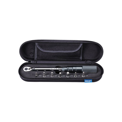 BBB Cycling, BTL-173 TorqueSet Deluxe, Torque Wrench, Ratcheting: Yes, 1/4", 2-14Nm, 3,4,5,6,8mm Hex, T25, T30, Set