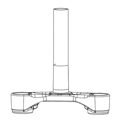 RockShox, Lower Crown for BoXXer C1, 0 OS, 11.4018.094.001