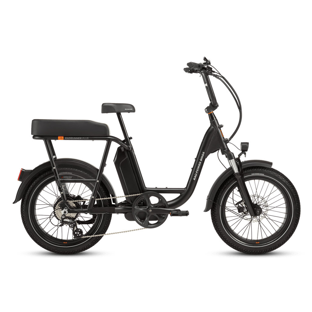 Rad Power Bikes RadRunner Plus cargo e-bike in Matte Black