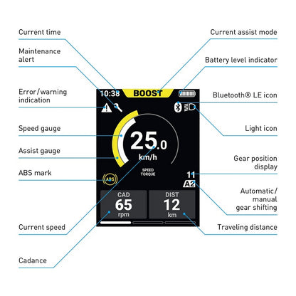 Compteur de vélo Shimano SC-EN610 - AFFICHAGE UNIQUEMENT