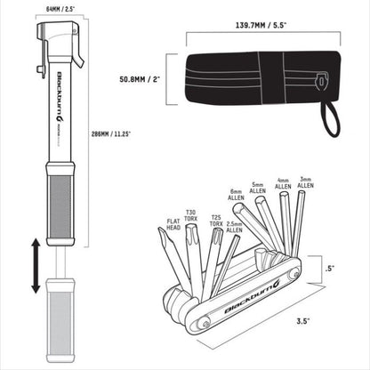 Black Burn Local Ride Kit Parts & Accessories Blackburn 