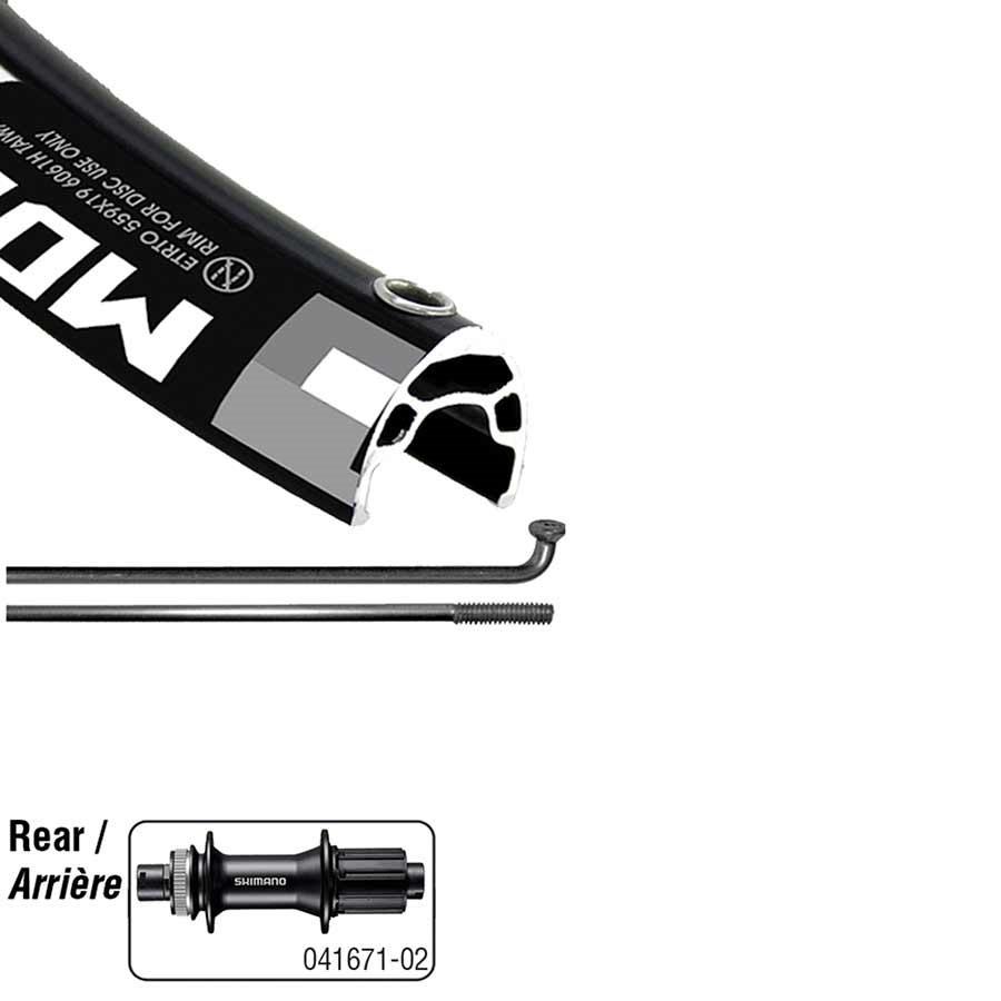 Wheels Parts & Accessories Alex Rim Rear 